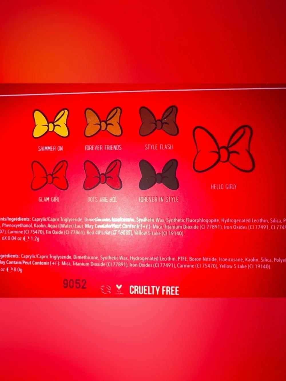 Brighton Set Minnie Mouse Bella Makeup NIB Items Set